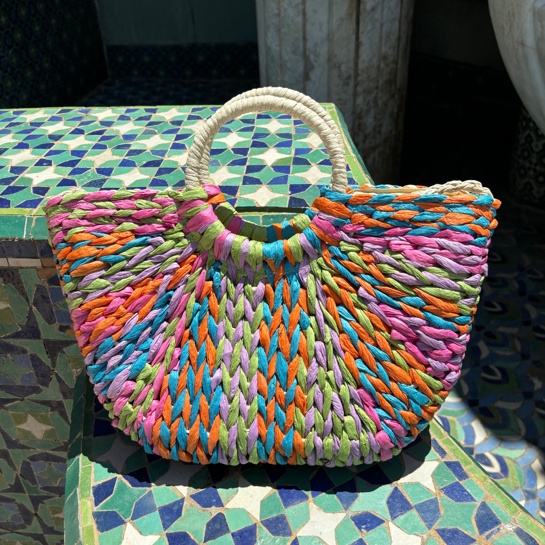 Bolso Cesta Elba Multicolor