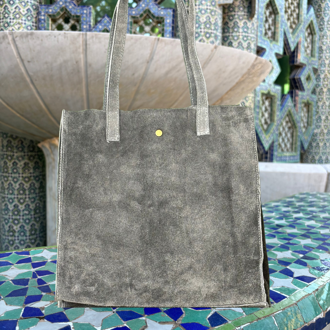 Bolso Tote Bag Lía Gris